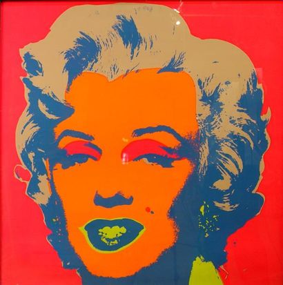 Andy Warhol d'après "Marylin"
Sérigraphie
90 x 90 cm