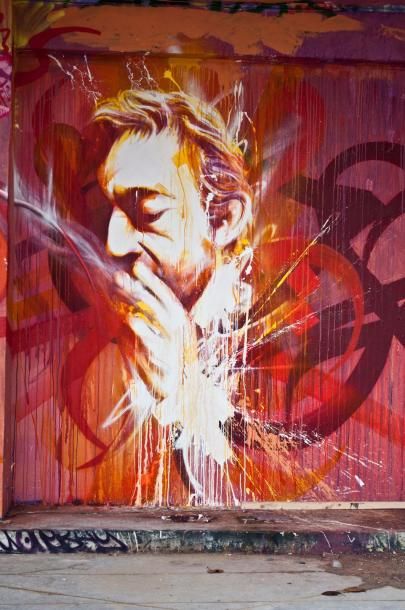 Augusto-S Acrylique sur toile:Gainsbourg 100x80 cm