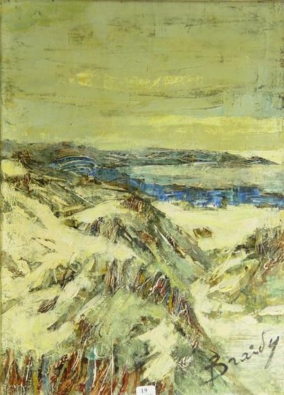 BRAIDY 'Paysage de montagne''
Huile sur toile signée en bas à droite
46 x 33 cm