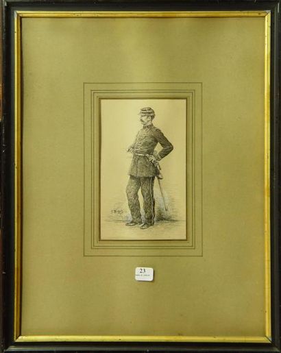 Georges Ferdinand BIGOT 'Soldat''
Dessin signé en bas à gauche
17 x 10 cm