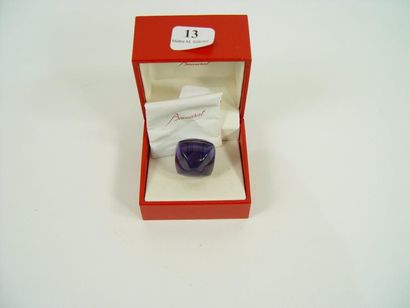 null 13- BACCARAT

Bague Dôme en cristal bleu