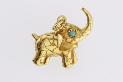 null 218- Pendentif "éléphant" en or orné de chrysoprase

Pds : 5 g