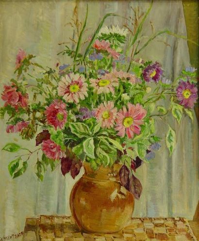 null 112- SEMENTZOFF

''Vase de fleurs''

Huile sur toile signée en bas à gauche

55...