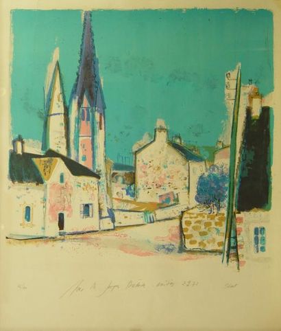Serge SHART 125- ''L'église''

Lithographie numérotée 56/100
