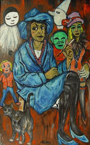 null 33- Jacques ALBARET

''La mascarade''

Huile sur toile signée en bas milieu...
