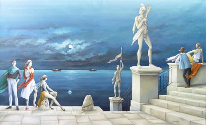 null 37- Jean-Michel JOUILLAT

''Clair de lune''

Huile sur toile signée en bas à...