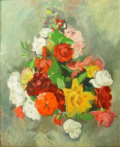 null 80- Gilbert DIEBOLD

''Le bouquet de fleurs

Huile sur toile signée en bas à...