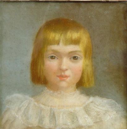 null 99- Ecole Française

''Portrait d'enfant à la collerette''

Pastel

32 x 32...