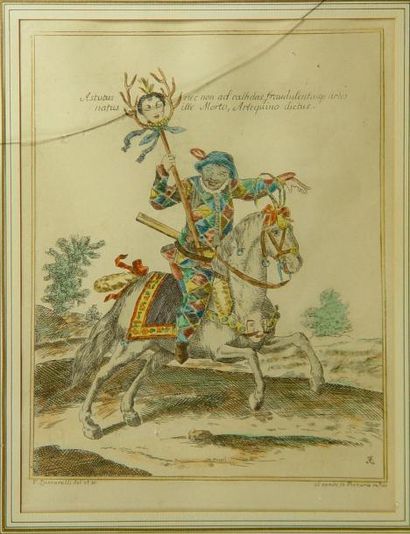 null Francesco ZUCCARELLI (d'après)

''Cavaliers''

Suite de quatre gravures