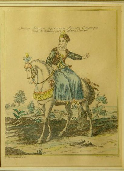 null Francesco ZUCCARELLI (d'après)

''Cavaliers''

Suite de quatre gravures