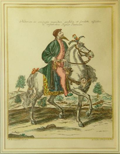 null Francesco ZUCCARELLI (d'après)

''Cavaliers''

Suite de quatre gravures