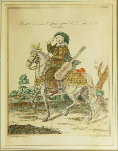 null Francesco ZUCCARELLI (d'après)

''Cavaliers''

Suite de quatre gravures