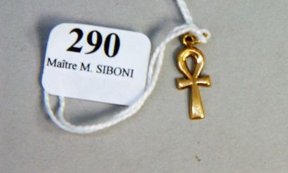 null 290- Pendentif ''Croix'' en or jaune

Pds : 1 g