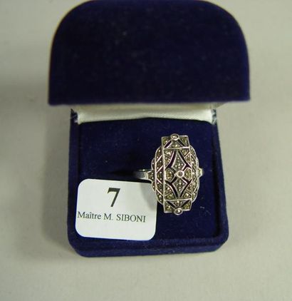 null 7- Bague en argent