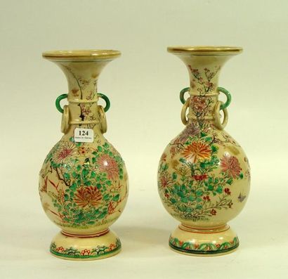 null 124- Paire de vases en faïence à décor de fleurs

Hauteur : 24 cm