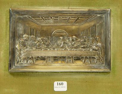 null 160- ''La Cène"

Bas-relief en métal argenté

Longueur : 17,5 cm
