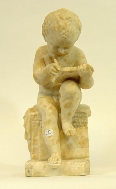 null 167- GUISCANI (?°

''Enfant peintre''

Marbre blanc

(restauration au socle)

Hauteur...