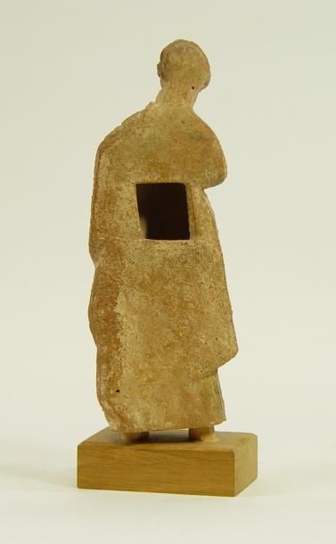 null 187- Statuette ex-voto en terre cuite

Epoque Romaine

Hauteur : 20 cm
