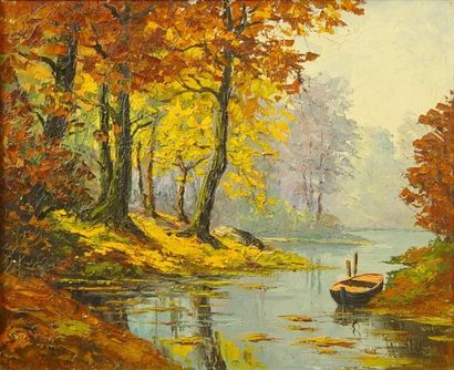 null 28- ALY

''Barque en automne''

Huile sur toile

49 x 61 cm