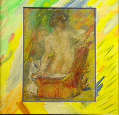 null 43- GOGOIS

''Nu à sa toilette''

Pastel

43 x 33 cm