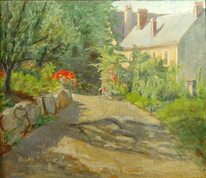 null 73- Ecole Française

''Le chemin fleuri''

Huile sur carton

47 x 54 cm