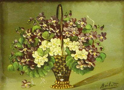 null 118- BECIAME

''Vase de violettes''

Huile sur panneau

15 x 20 cm