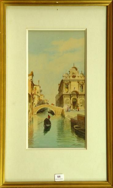 null 88- E. BENVENUTTI

''Venise''

Aquarelle signée en bas à droite

29 x 14 cm