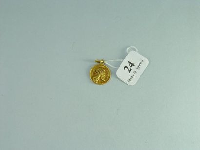 null 24- Médaille religieuse en or jaune

Pds : 2,60 g