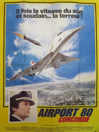 null 1- "AIRPORT CONCORDE 80" (1979) de David Lowell Rich avec Alain Delon, Sylvia...