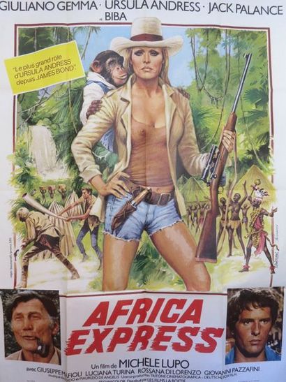 null 10- "AFRICA EXPRESS" (1975) de Michel Lupo avec Giuliano Gemma, Ursula Andress,...