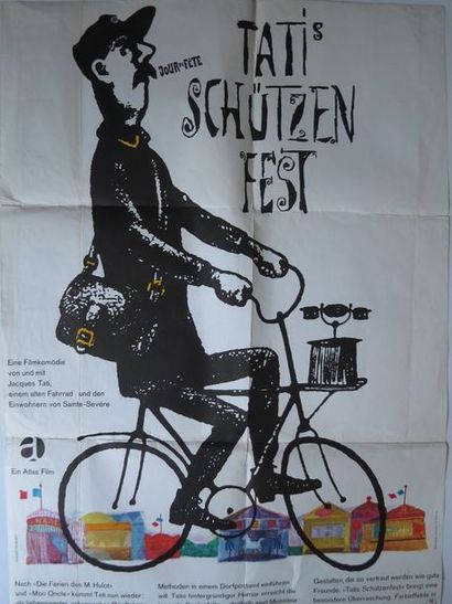 null 114- "TATI’S SCHÜTZEN FEST" 

Affiche allemande pour "Jour de fête". Ein Atlas...