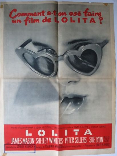 null 117- "LOLITA" (1962) de Stanley Kubrick avec James Mason, Sue Lyon

	Affichette....