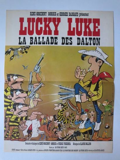 null 120- "LUCKY LUKE, LA BALLADE DES DALTON" (1978) dessin animé de Morris, Goscinny,...