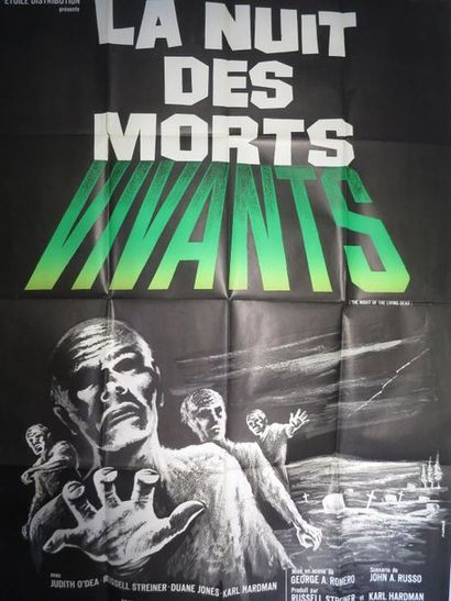 null 141- "LA NUIT DES MORTS VIVANTS" (1968) de George A. Romero avec Judith O’Dea,...