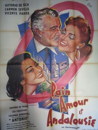 null 146- "PAIN, AMOUR ET, ANDALOUSIE" (1960) de Javier Seto avec Vittorio de Sica,...