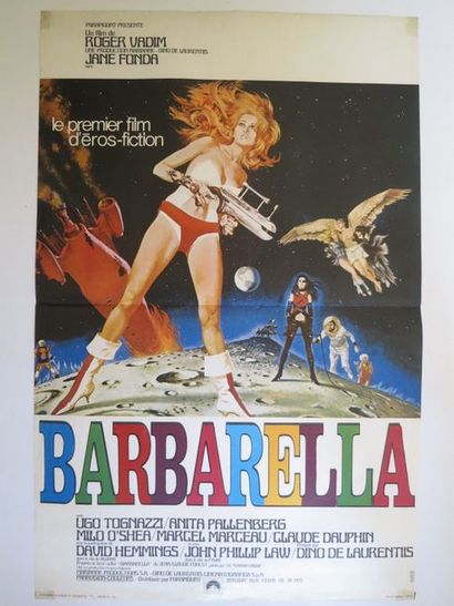 null 23- "BARBARELLA" (1968) de Roger Vadim avec Jane Fonda, John Philip Law, Anita...