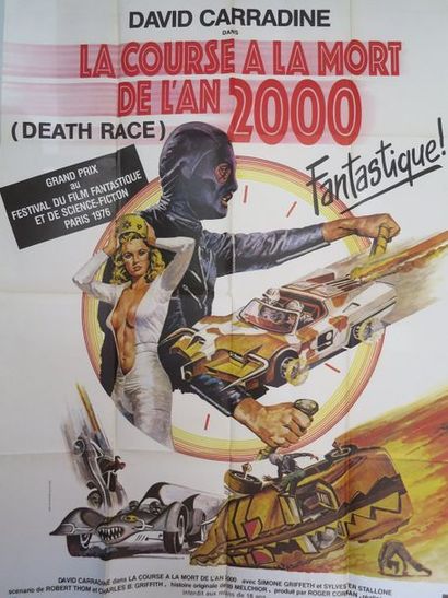 null 35- "LA COURSE À LA MORT DE L’AN 2000" (1976) de Paul Bartel avec David Carradine,...