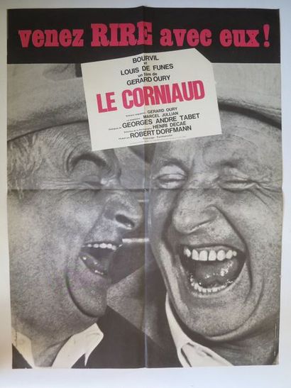 null 41- "LE CORNIAUD" (1964) de Gérard Oury avec Louis de Funès, Bourvil.

	Affichette...