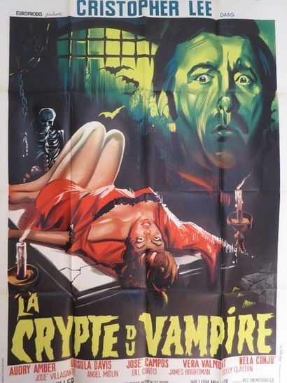 null 49- "LA CRYPTE DU VAMPIRE" (1964) de Camillo Mastrocinque avec Christopher Lee,...