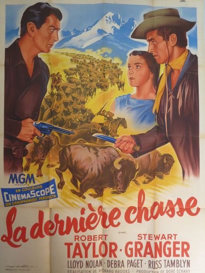 null 54- "LA DERNIÈRE CHASSE" (1956) de Richard Brooks avec Stewart Granger, Robert...