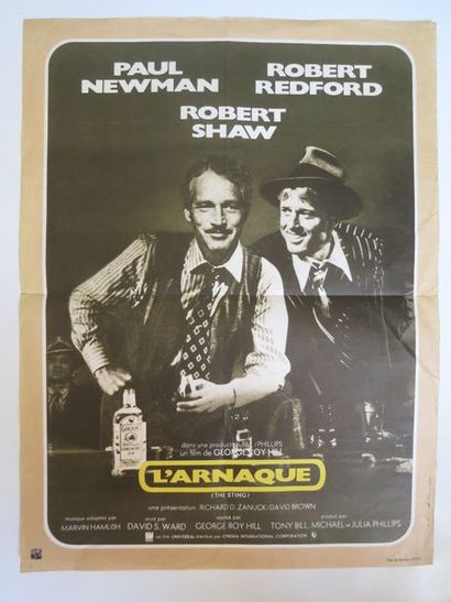 null 7- "L’ARNAQUE" de George Roy Hill avec Paul Newman, et, Robert Redford 

	Affichette...