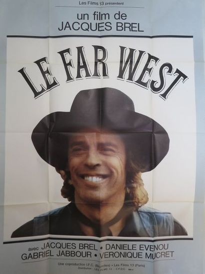 null 74- "LE FAR-WEST" (1973) de et, avec Jacques Brel

	Affiche de Jouineau Bourduge.

1,20...