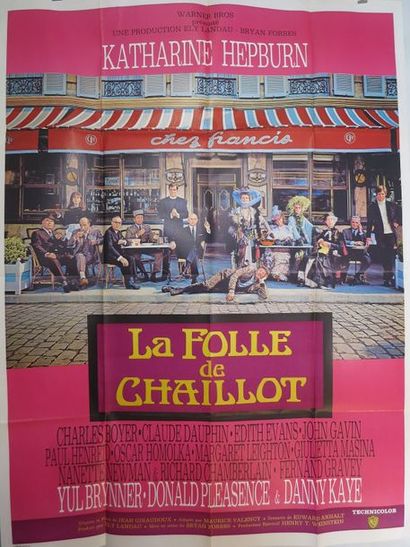 null 81- "LA FOLLE DE CHAILLOT" (1969) de Bryan Forbes avec Katharine Hepburn, Charles...