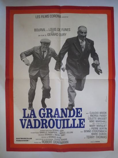null 92- "LA GRANDE VADROUILLE" (1966) de Gerard Oury avec Louis de Funès, Bourvil....
