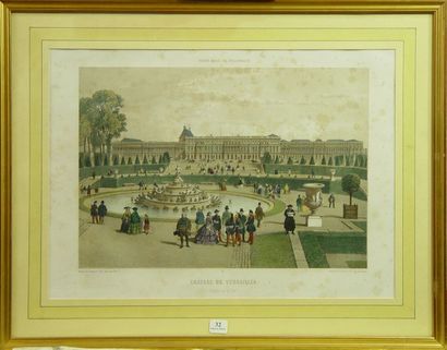 null 32- ''Château de Versailles''

Gravure