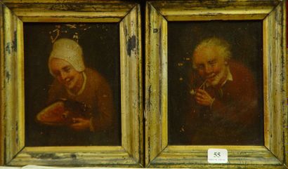 null 55- Ecole Hollandaise XIXème siècle

''Portraits''

Deux huiles sur panneau...