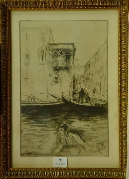 null 7- Edgar CHAHINE

''Venise''

Pointe sèche

22 x 14 cm