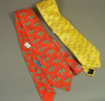 null 365- HERMES et LANCEL

Deux cravates en soie