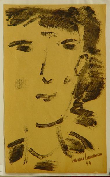 null 39- Marie LAURENCIN (d'après)

''Portrait de L. GENIN"

Dessin

27 x 16 cm