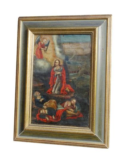 null 164- Rare icône de la Mère de Dieu allaitant et présentant l’Enfant Jésus allongé....